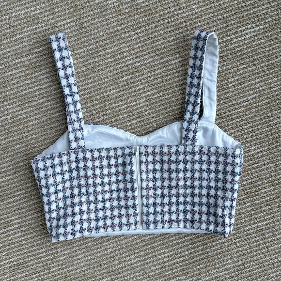 Amanda Uprichard Cropped Knit Top - Picture 2 of 2